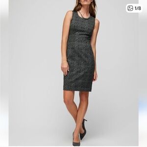 White House Black Market Gray Women’s Sheath Dress